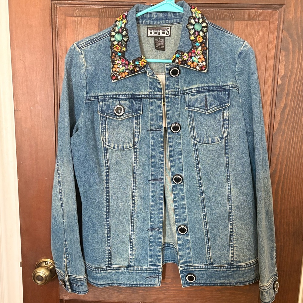 Jean jacket with Bling, Small